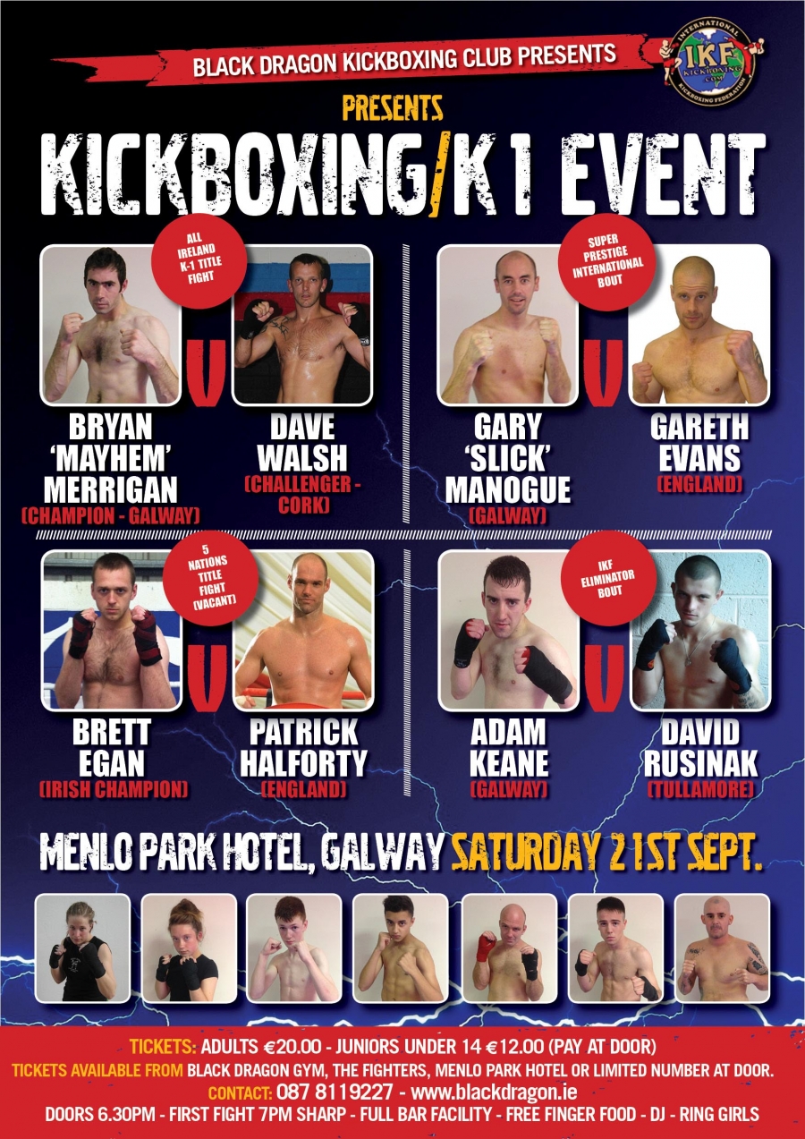 Kickboxing Event Poster 